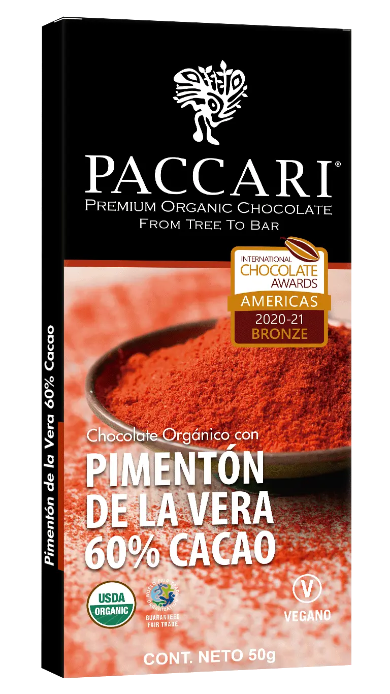Barra de chocolate Pimentón de la Vera — Equador