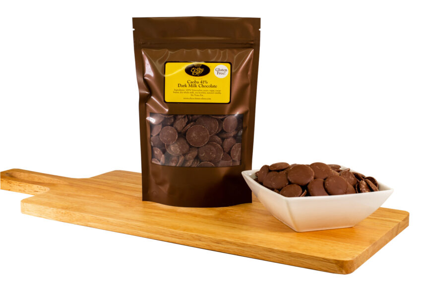 Barra de chocolate Caoba 41% Chocolate ao Leite Discos 453g. — Venezuela