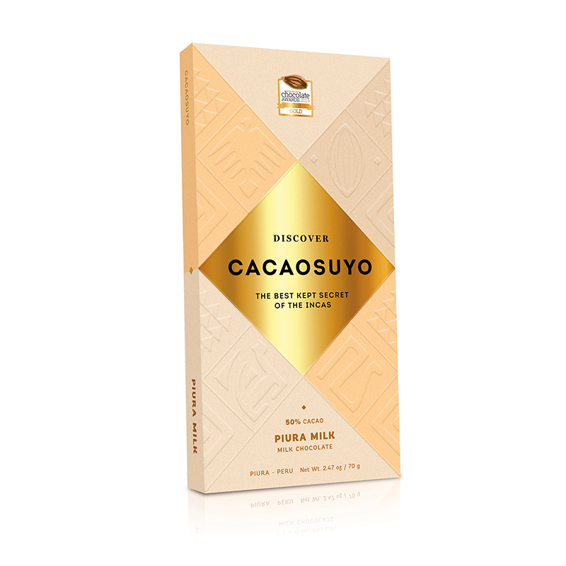 Barra de chocolate Piura Milk — Peru