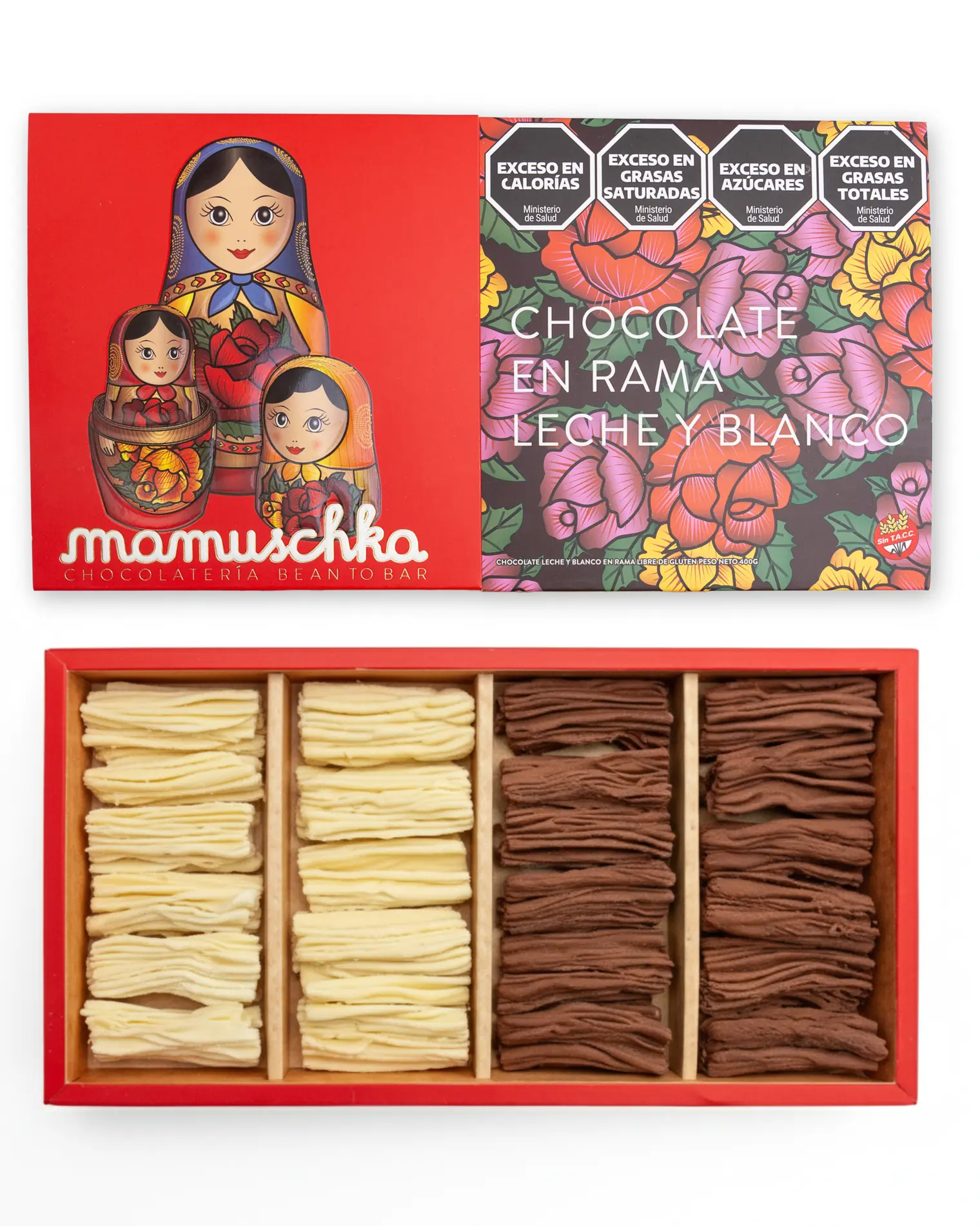 Barra de chocolate Caixa Chocolate em Rama 400g — Argentina